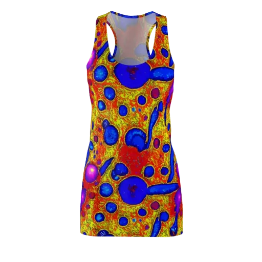 Cobalt Lava on a Racerback Dress