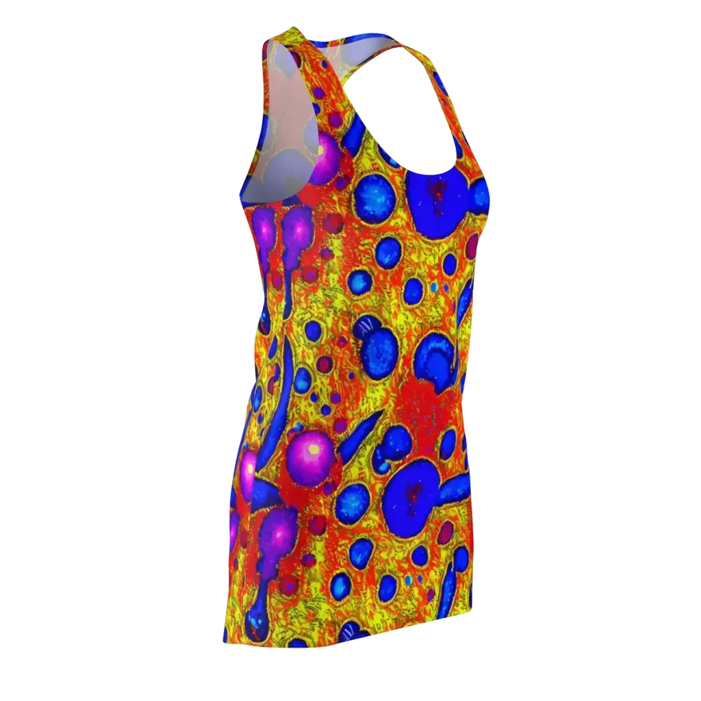 Cobalt Lava on Racerback Dress — Front Side