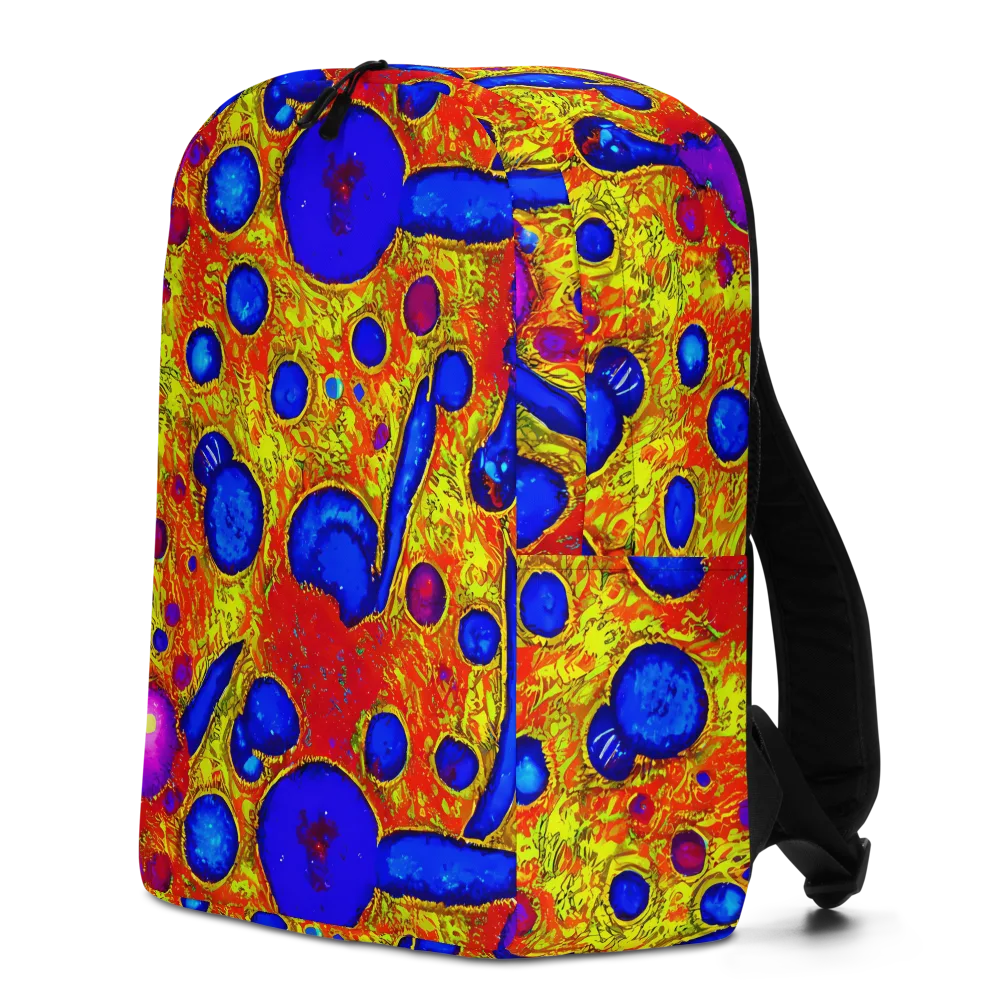 Cobalt Lava on Minimalist Backpack — Left