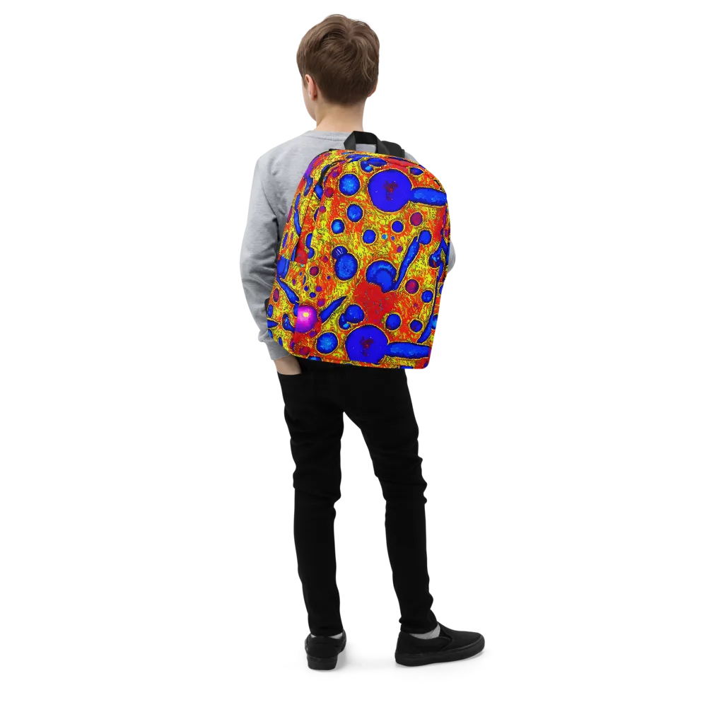 Cobalt Lava on Minimalist Backpack — Right Front