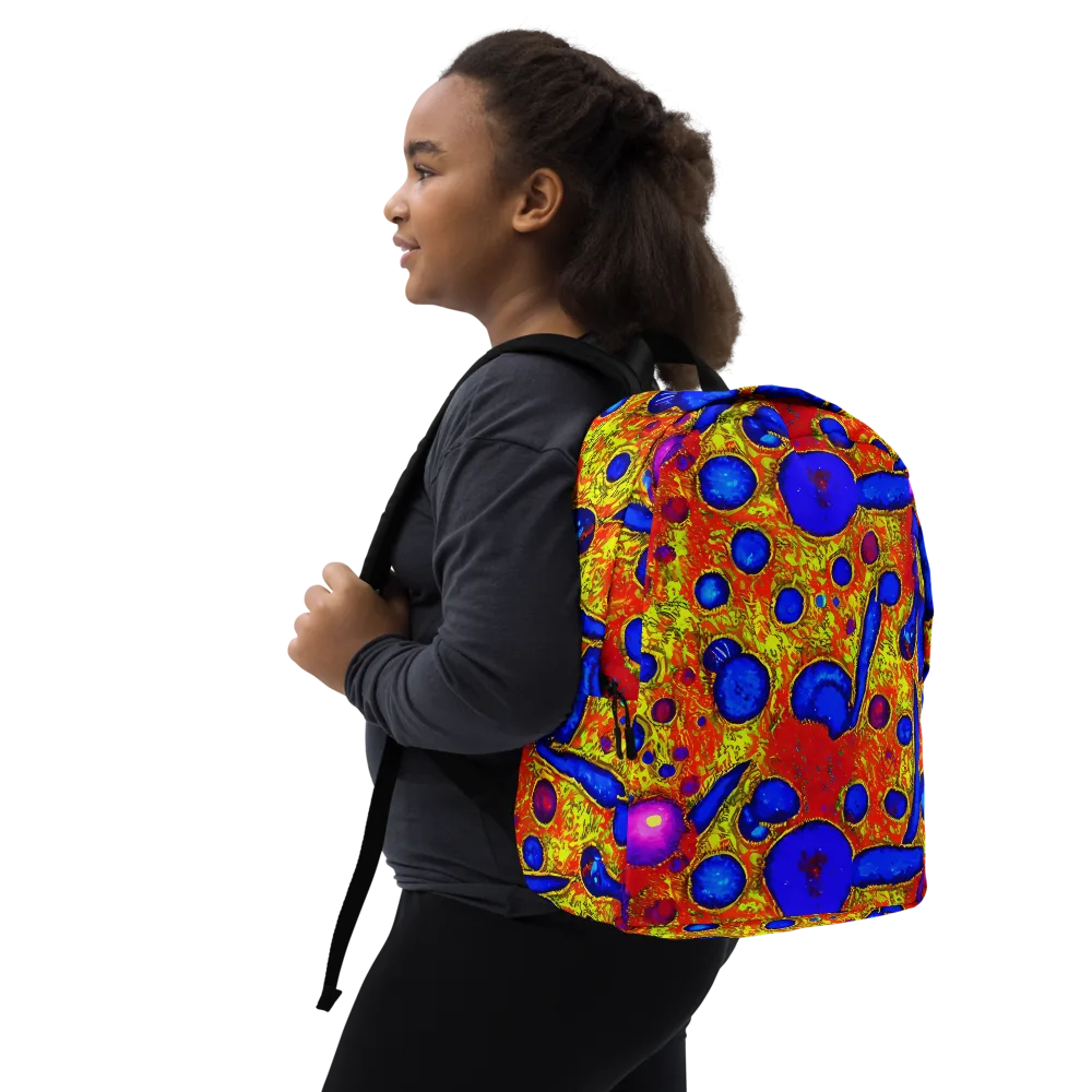 Cobalt Lava on Minimalist Backpack — Right Front