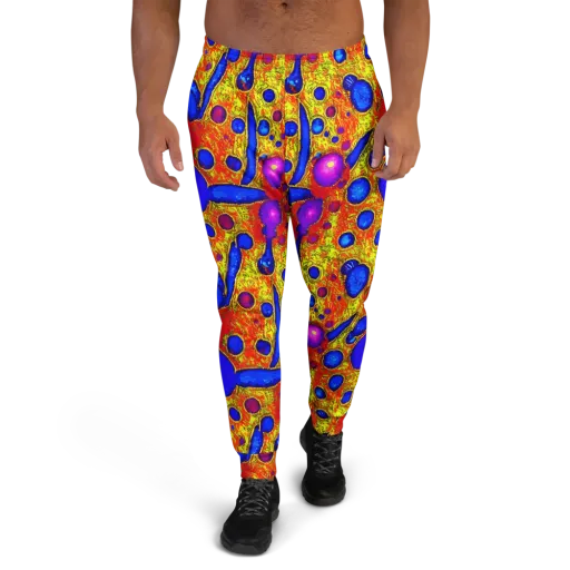 Cobalt Lava on a Men's Joggers