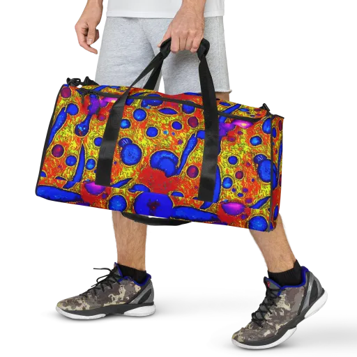 Cobalt Lava on a Duffle Bag