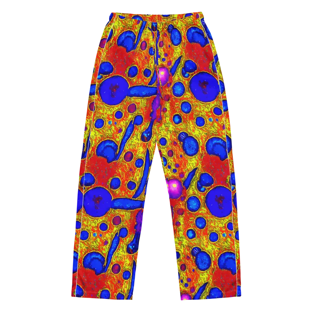 Cobalt Lava on Women's Pajama Pants — Front