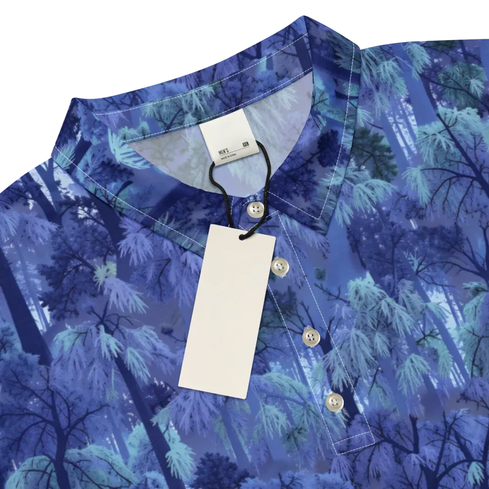Moonlit Canopy on Men's Slim Fit Polo Shirt — Product details