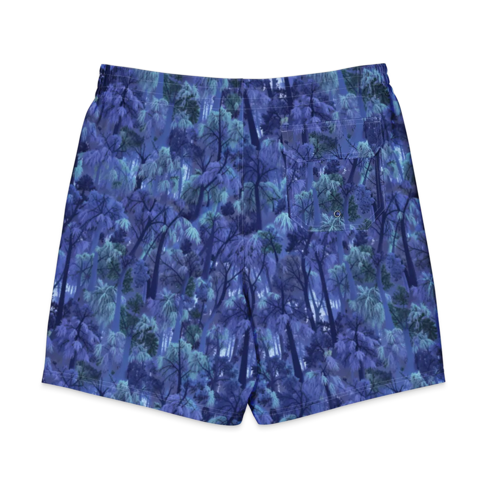 Moonlit Canopy on Men's Board Shorts — Back