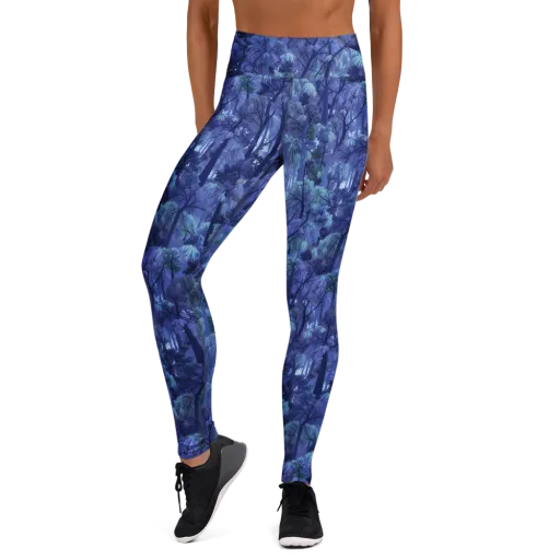 Moonlit Canopy on a Yoga Leggings