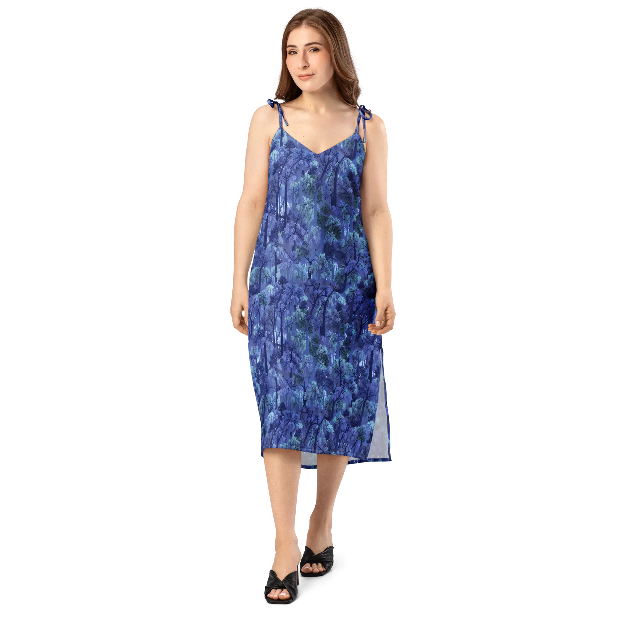 Moonlit Canopy on Slip Dress — Front