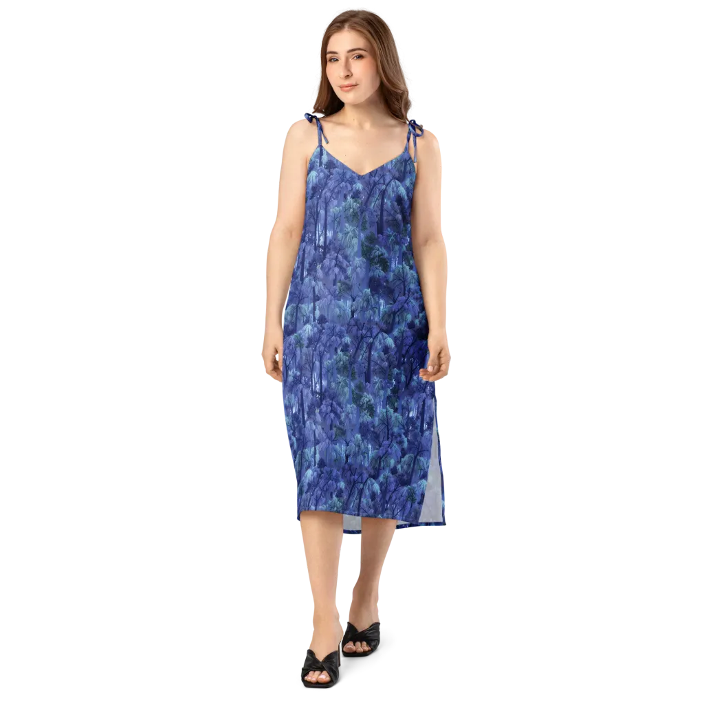 Moonlit Canopy on Slip Dress — Front