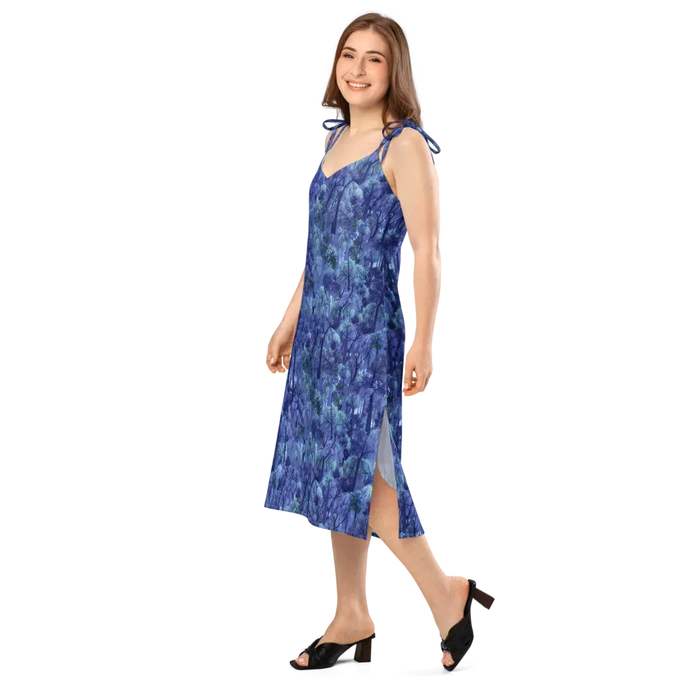 Moonlit Canopy on Slip Dress — Left Front