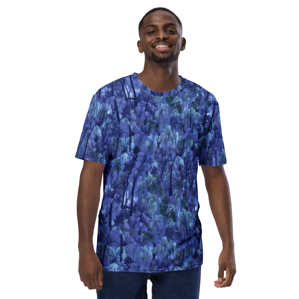 Moonlit Canopy on Men's Crew Neck T-Shirt — Front