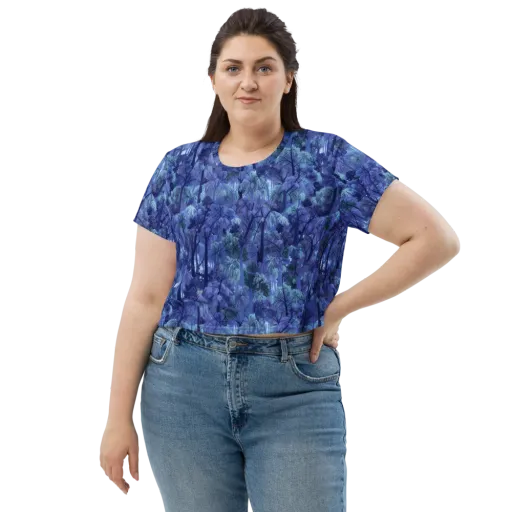 Moonlit Canopy on a Crop Tee