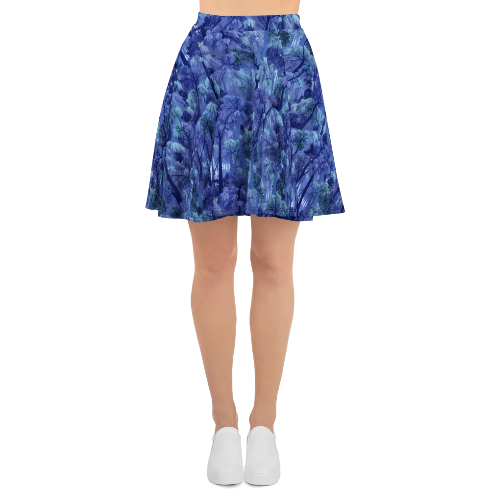 Moonlit Canopy on Skater Skirt — Front