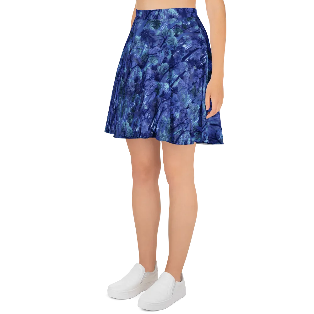Moonlit Canopy on Skater Skirt — Left