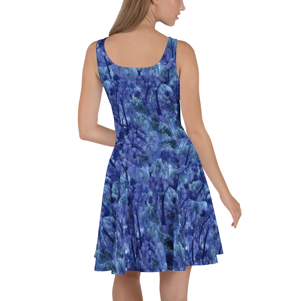 Moonlit Canopy on Skater Dress — Back