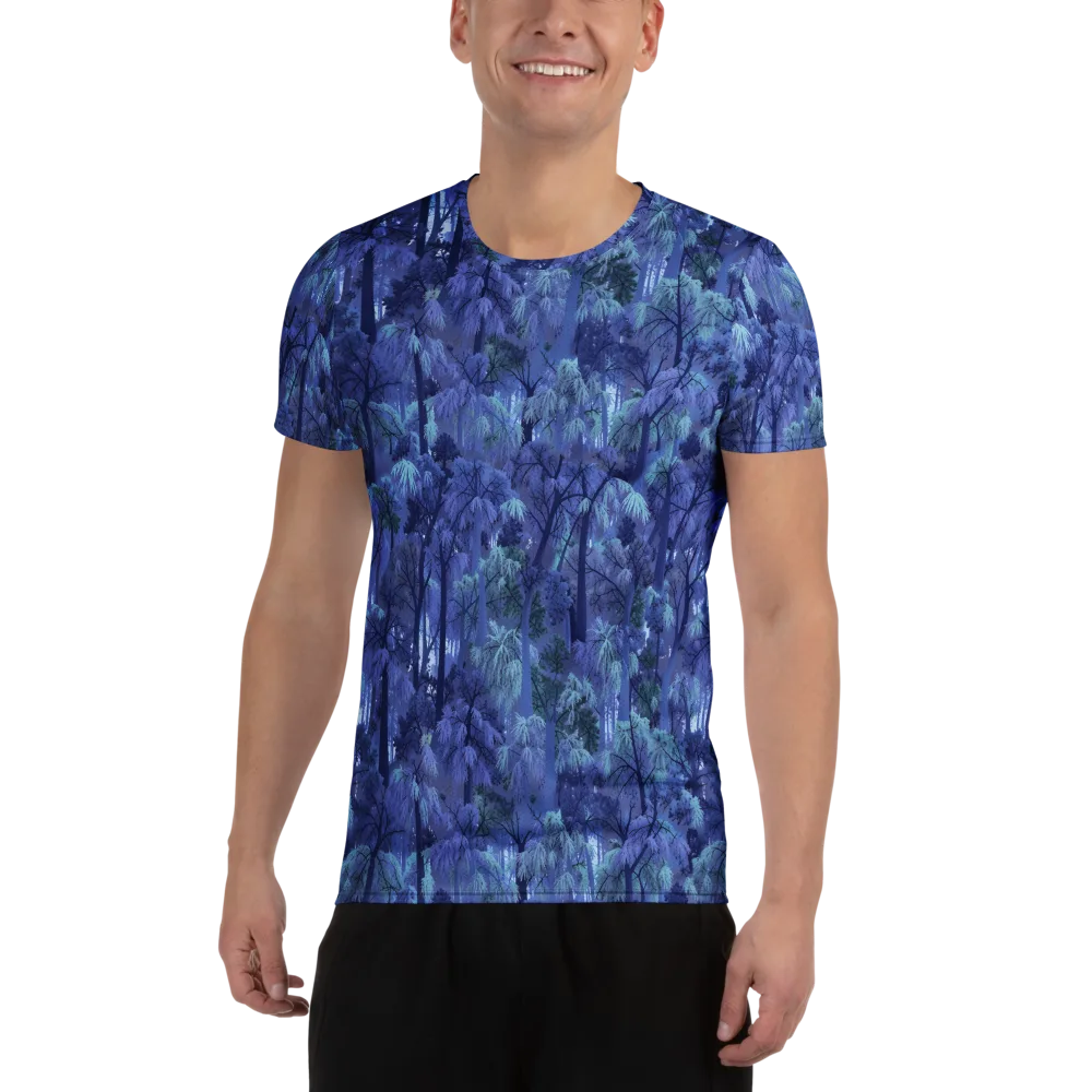 Moonlit Canopy on Men's Athletic T-Shirt — Front
