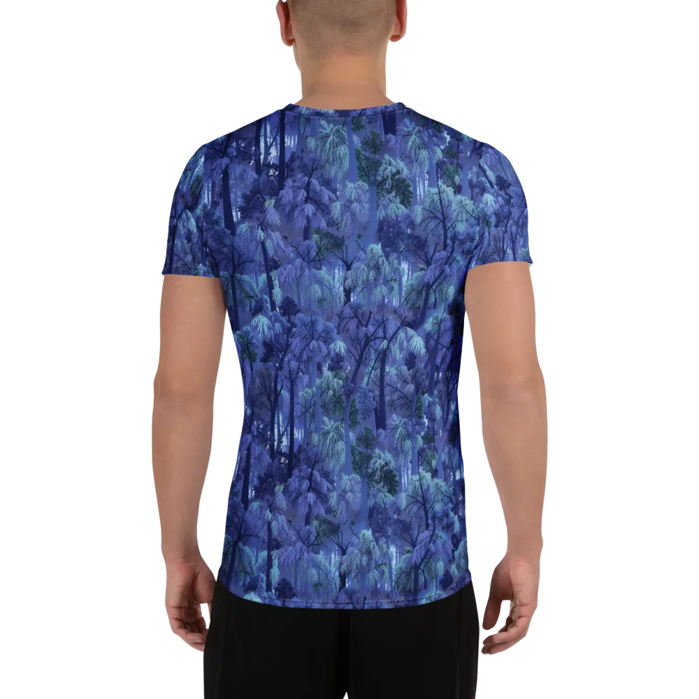 Moonlit Canopy on Men's Athletic T-Shirt — Back