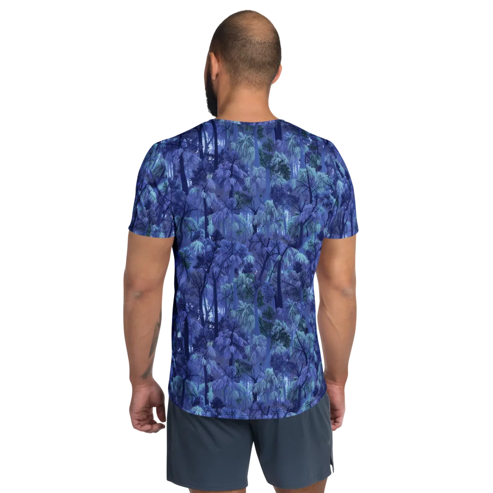 Moonlit Canopy on Men's Athletic T-Shirt — Back