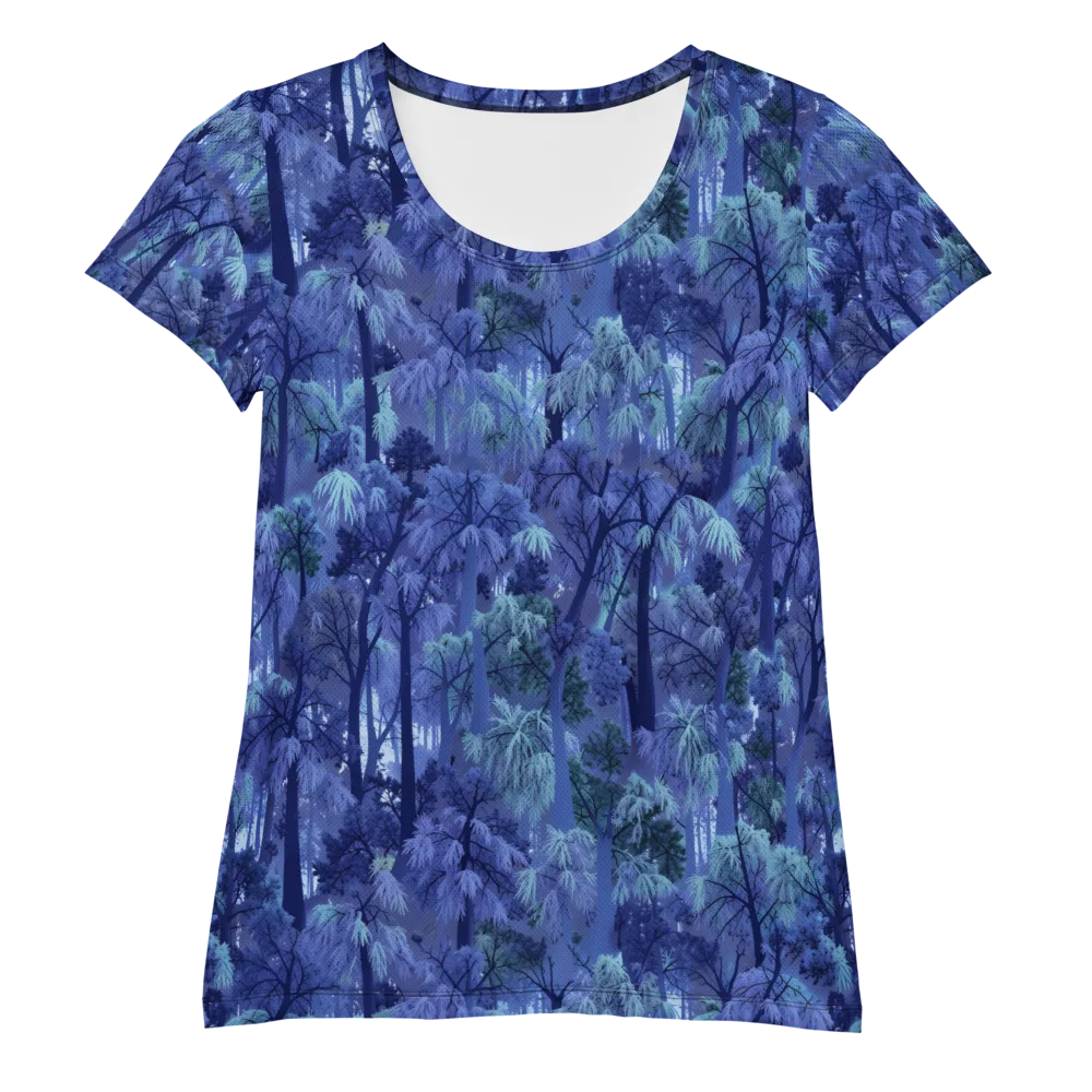 Moonlit Canopy on Women's Athletic T-Shirt — Front