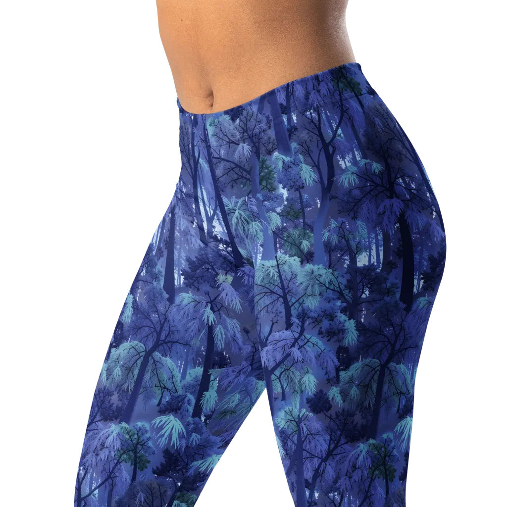 Moonlit Canopy on Leggings — Left Front