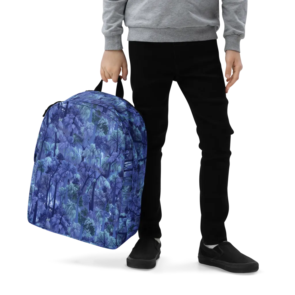 Moonlit Canopy on Minimalist Backpack — Zoomed-in