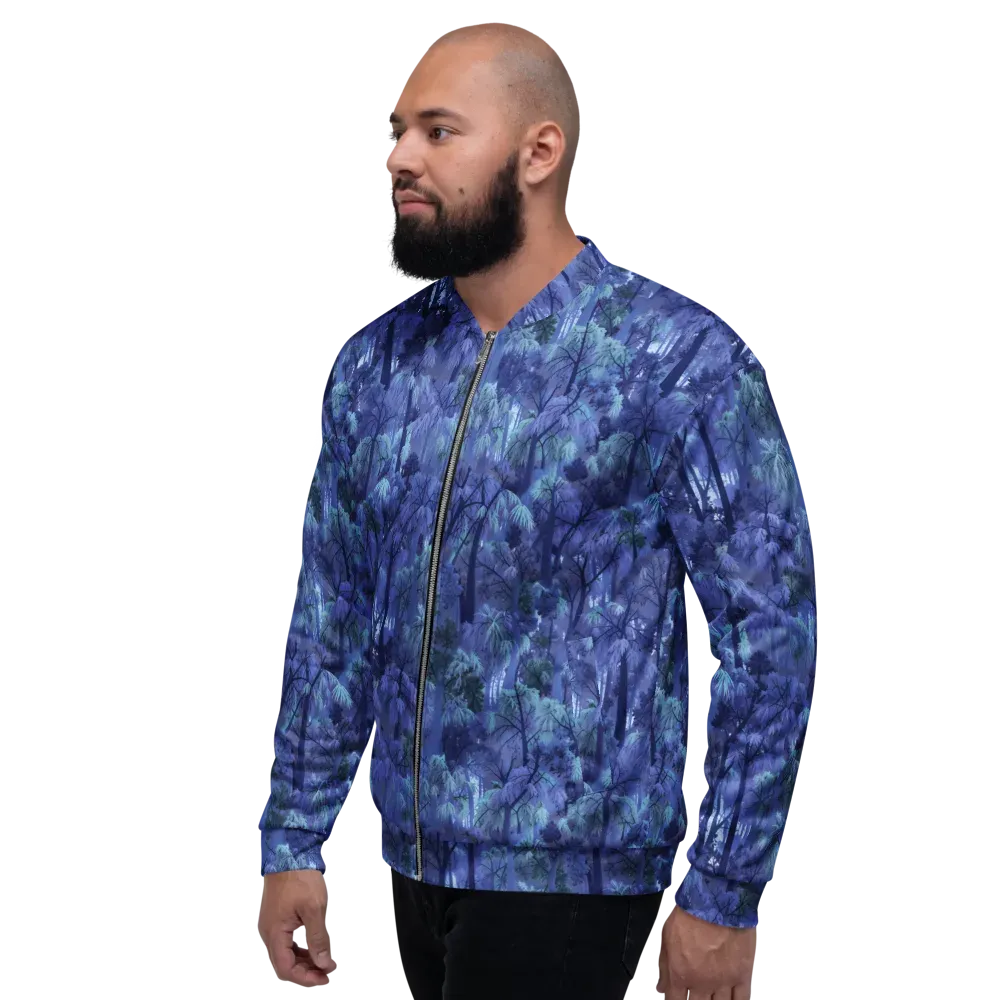 Moonlit Canopy on Bomber Jacket — Left