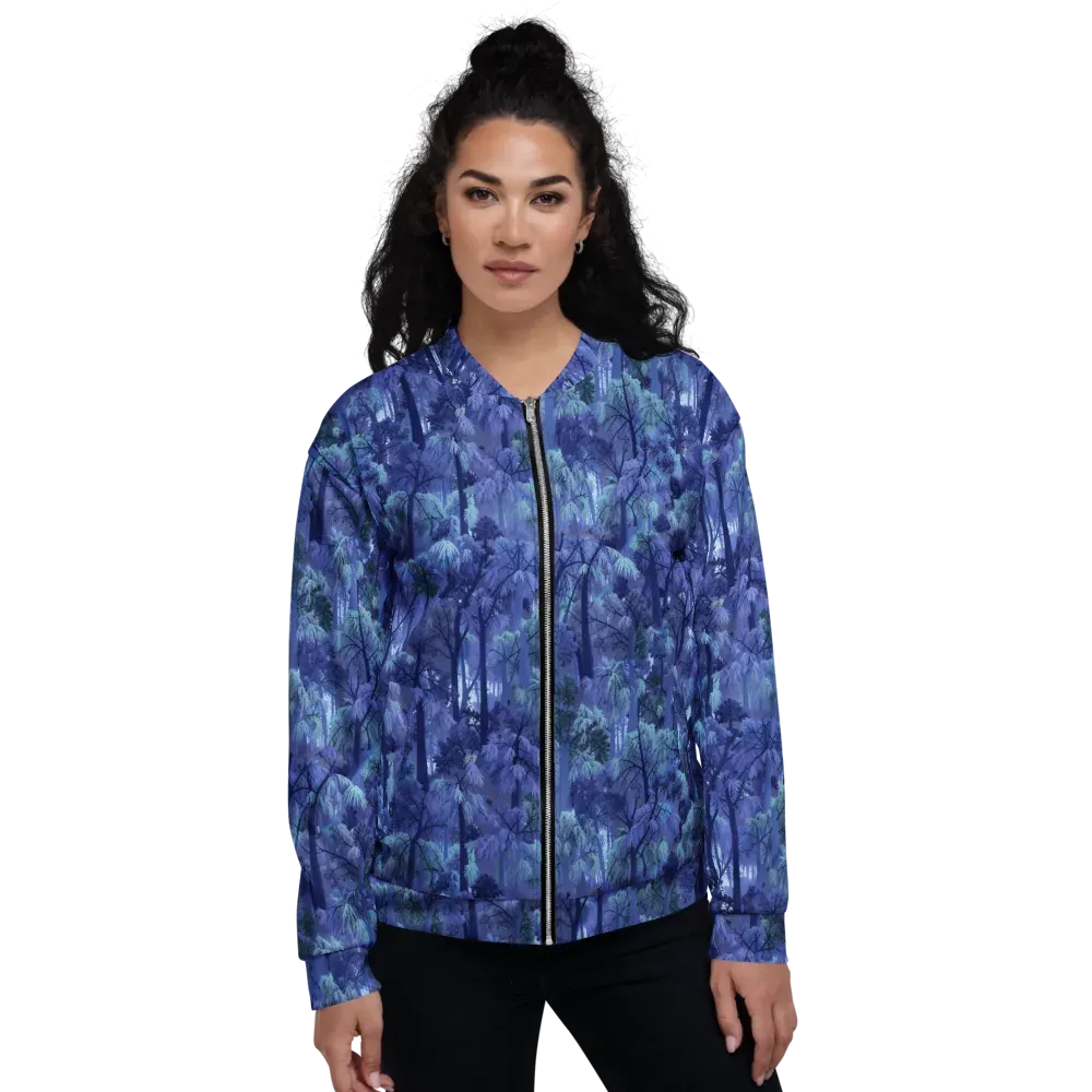Moonlit Canopy on Bomber Jacket — Front