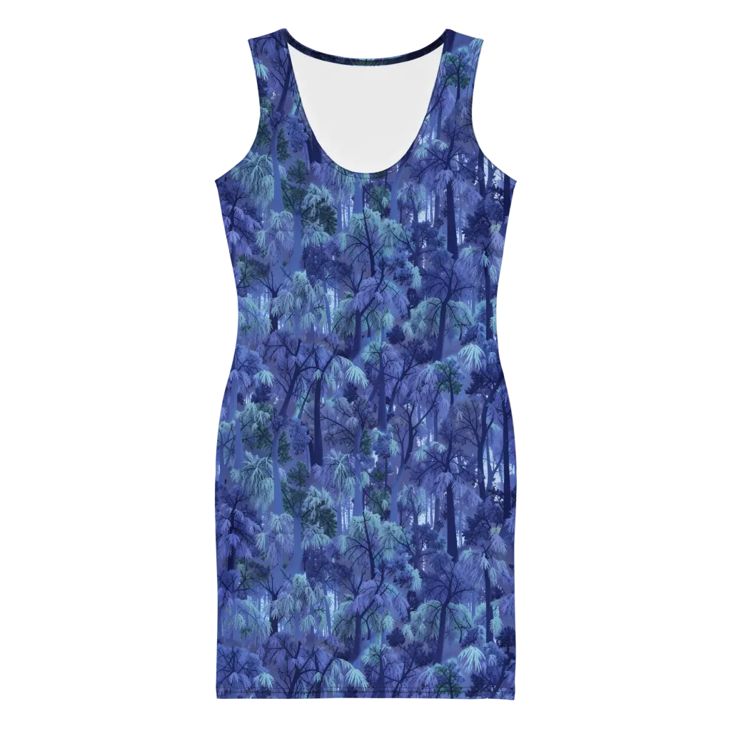 Moonlit Canopy on Bodycon Dress — Front