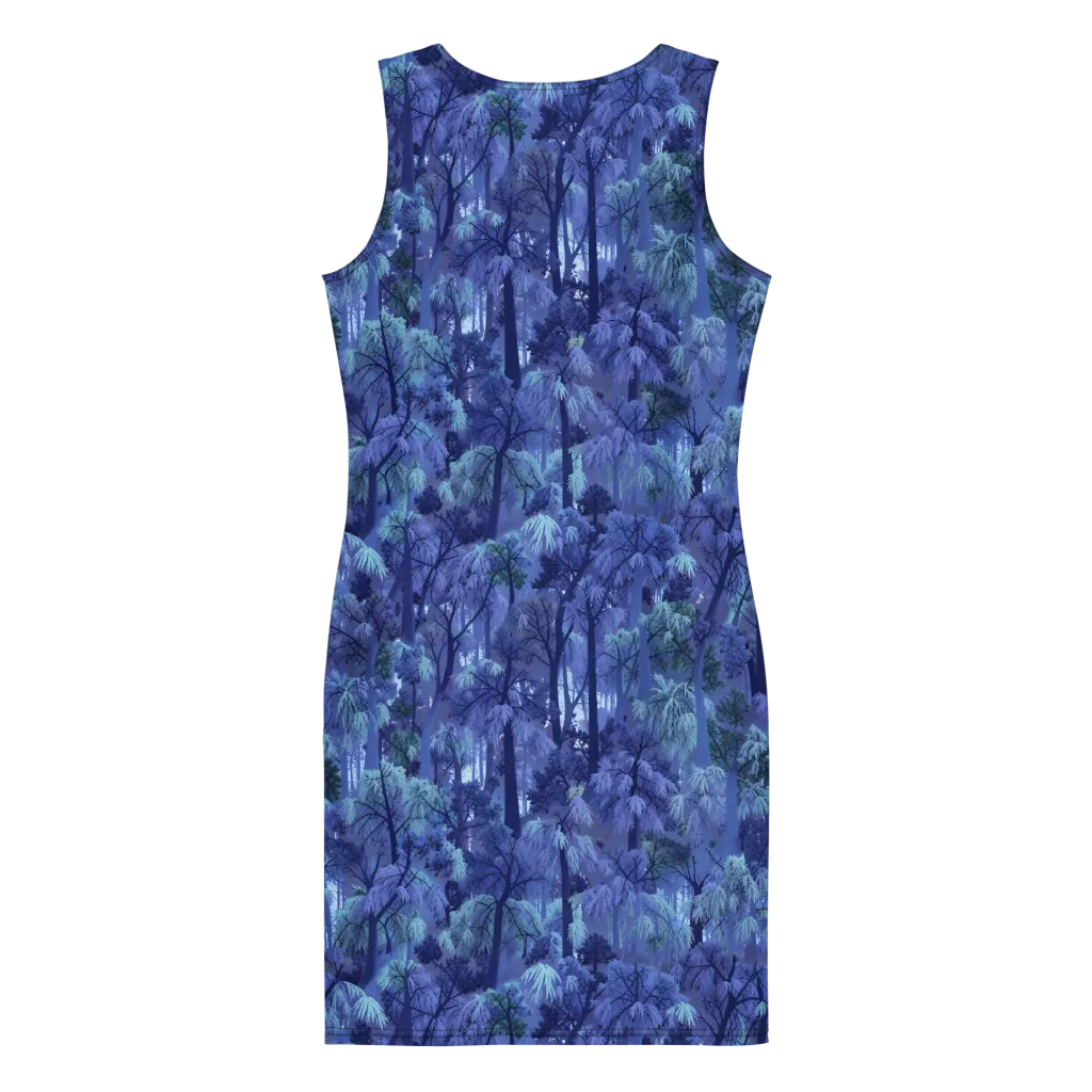 Moonlit Canopy on Bodycon Dress — Back