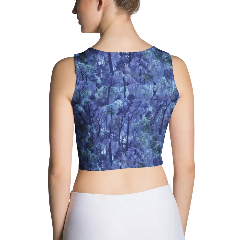 Moonlit Canopy on Crop Top — Back