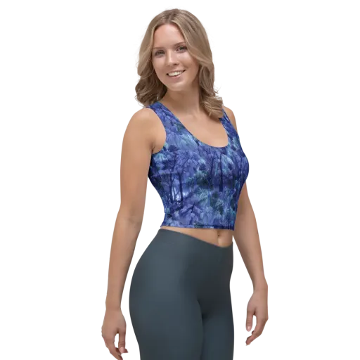 Moonlit Canopy on a Crop Top