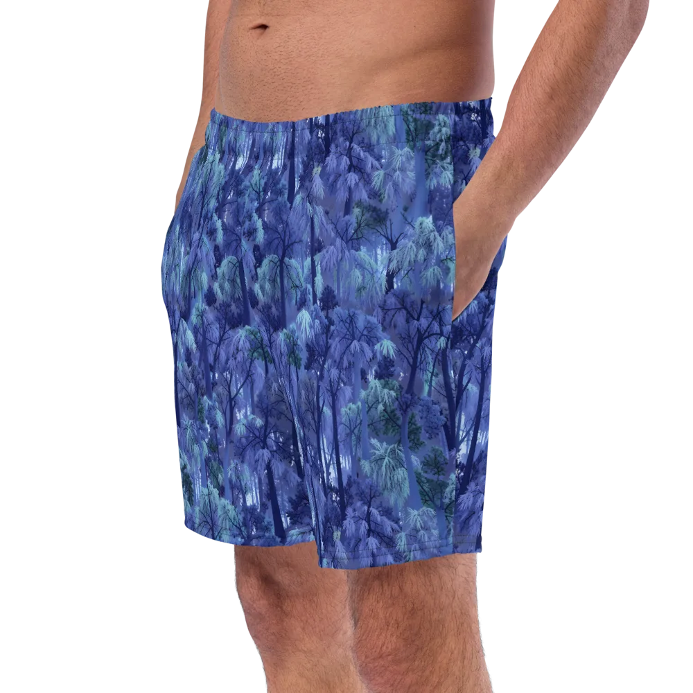 Moonlit Canopy on Swim Trunks — Left Front