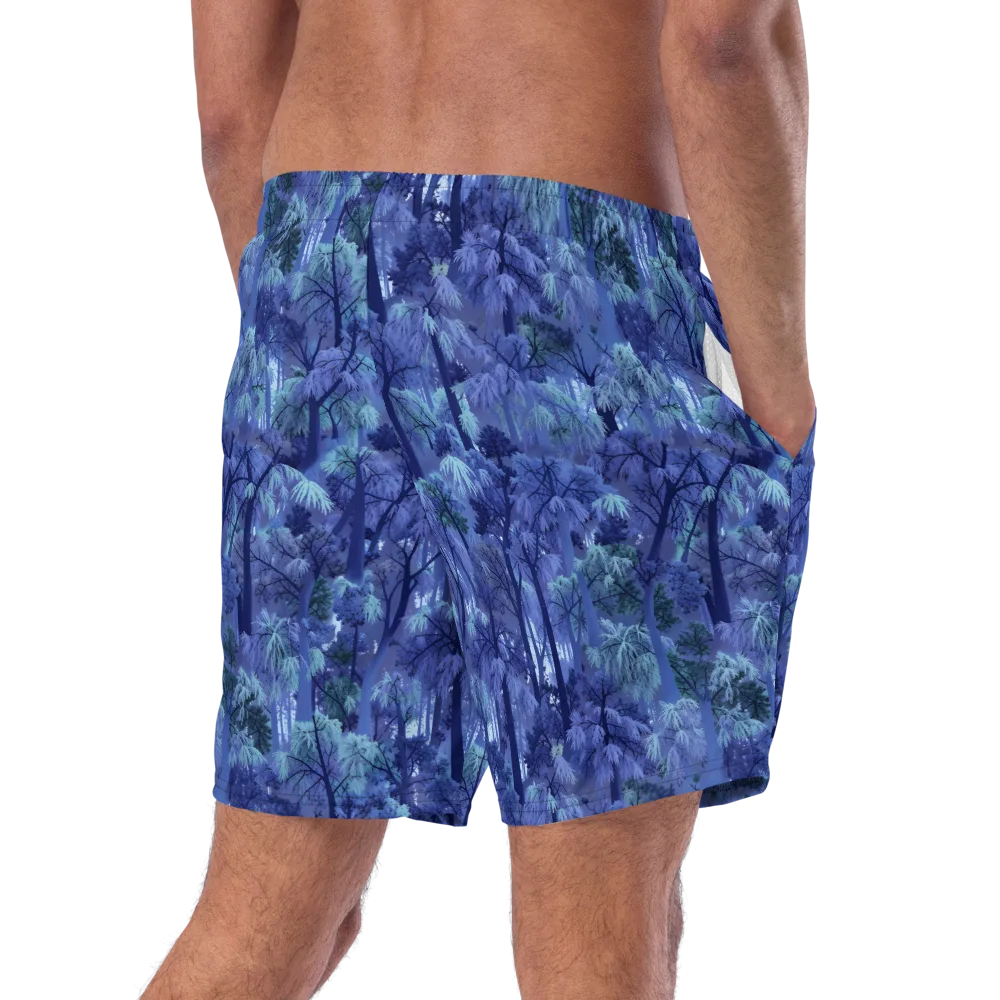 Moonlit Canopy on Swim Trunks — Right Back