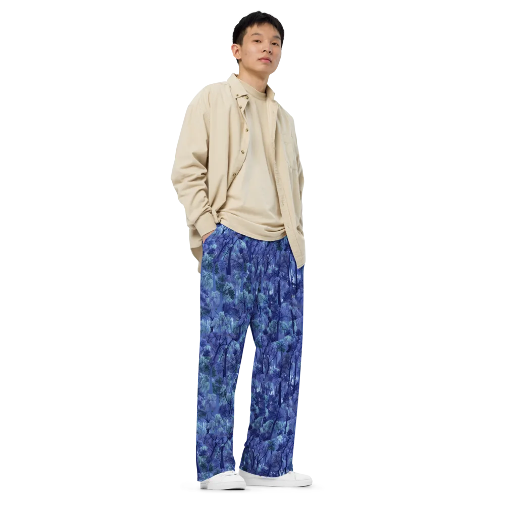 Moonlit Canopy on Wide-Leg Pants — Right Front