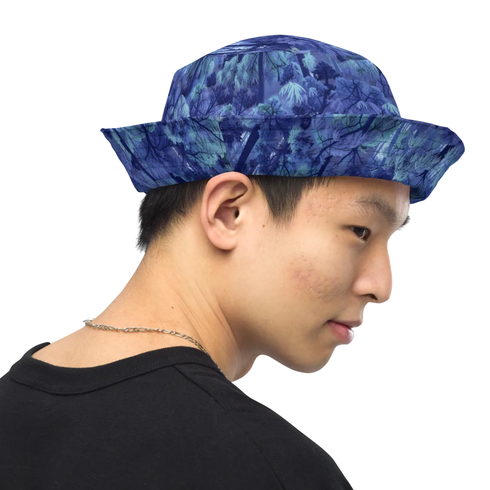 Moonlit Canopy on Reversible Bucket Hat — Right Outside