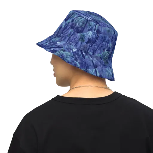 Moonlit Canopy on a Reversible Bucket Hat