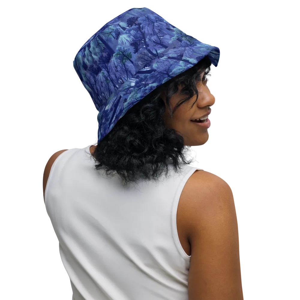 Moonlit Canopy on Reversible Bucket Hat — Right Outside