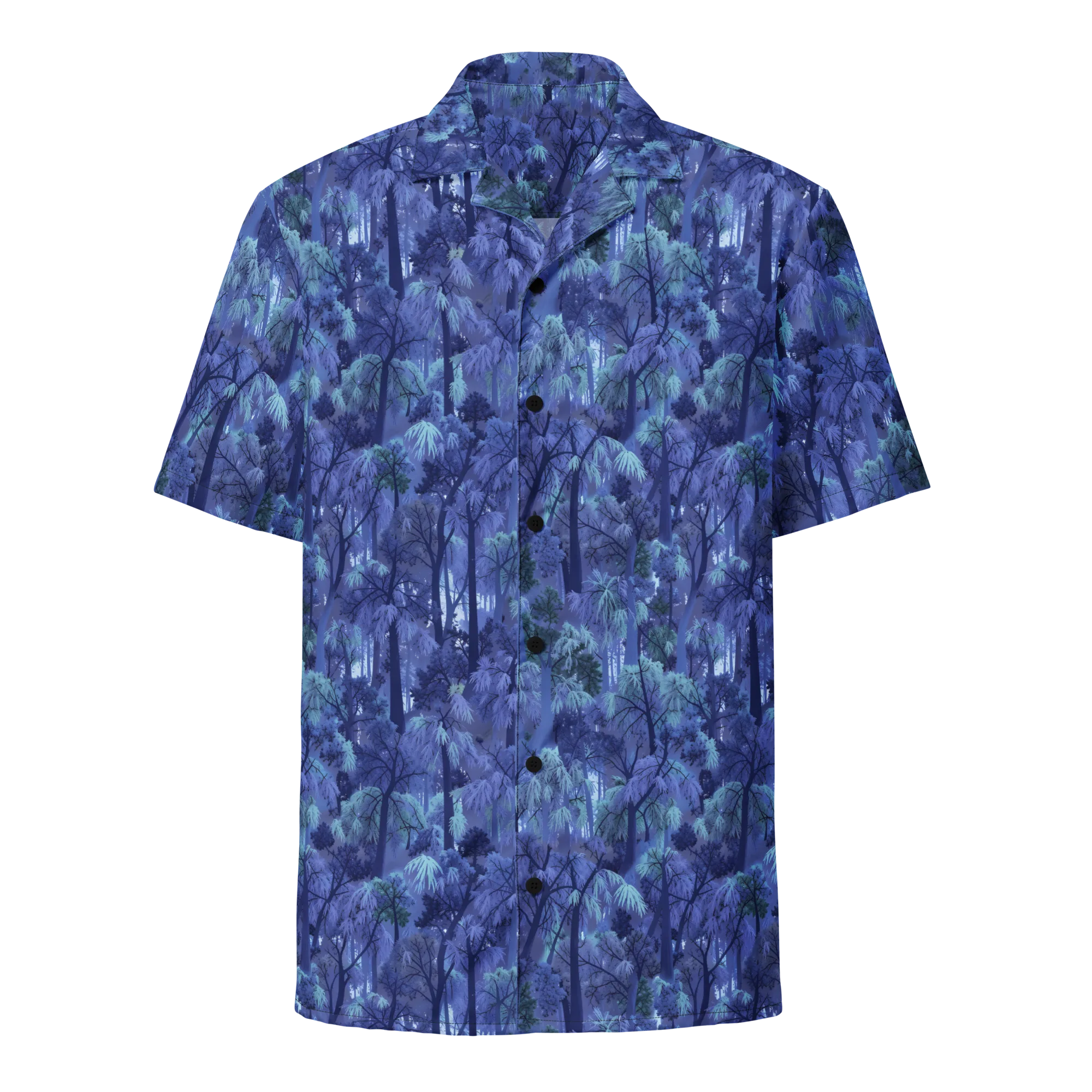 Moonlit Canopy on Button Shirt — Front