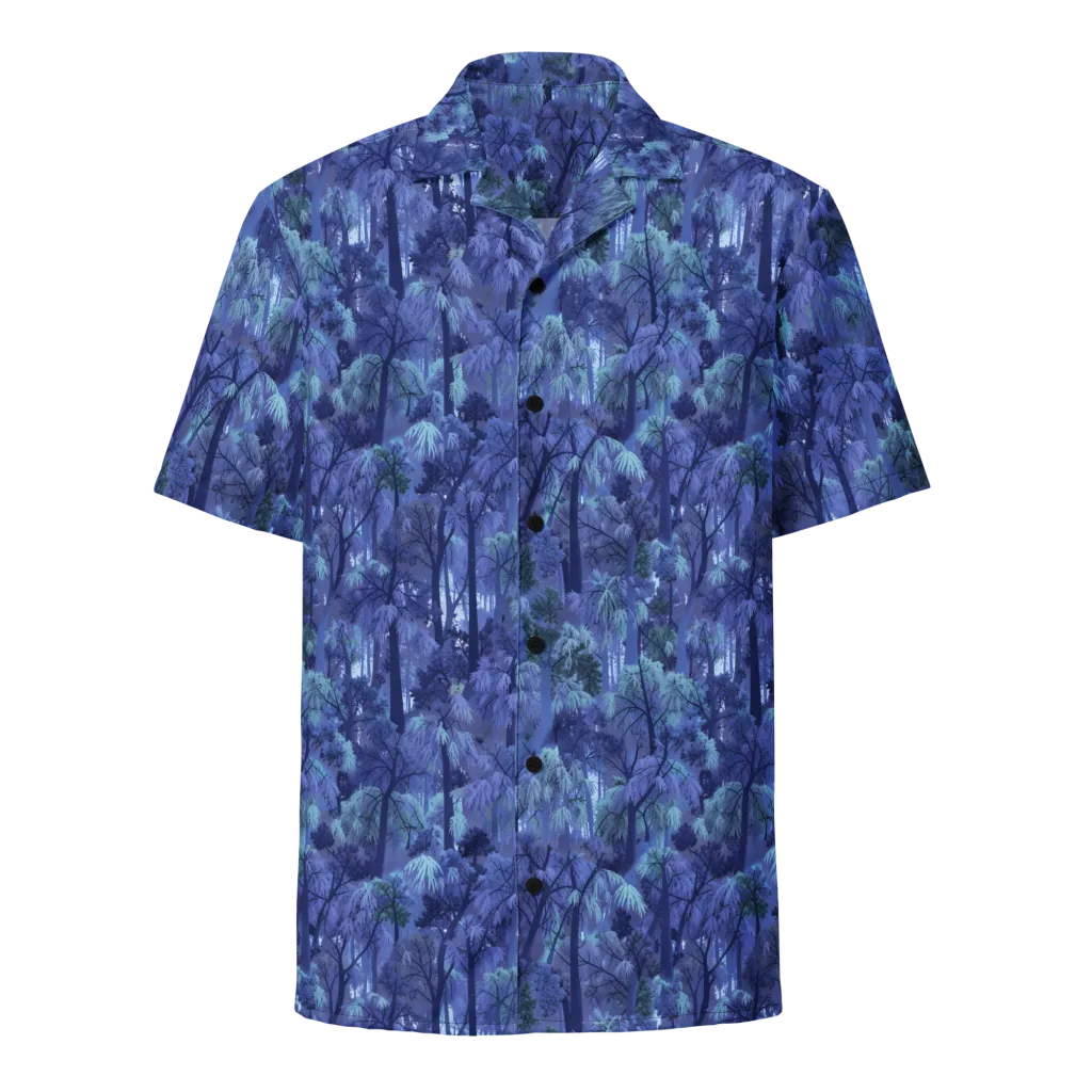 Moonlit Canopy on Button Shirt — Front