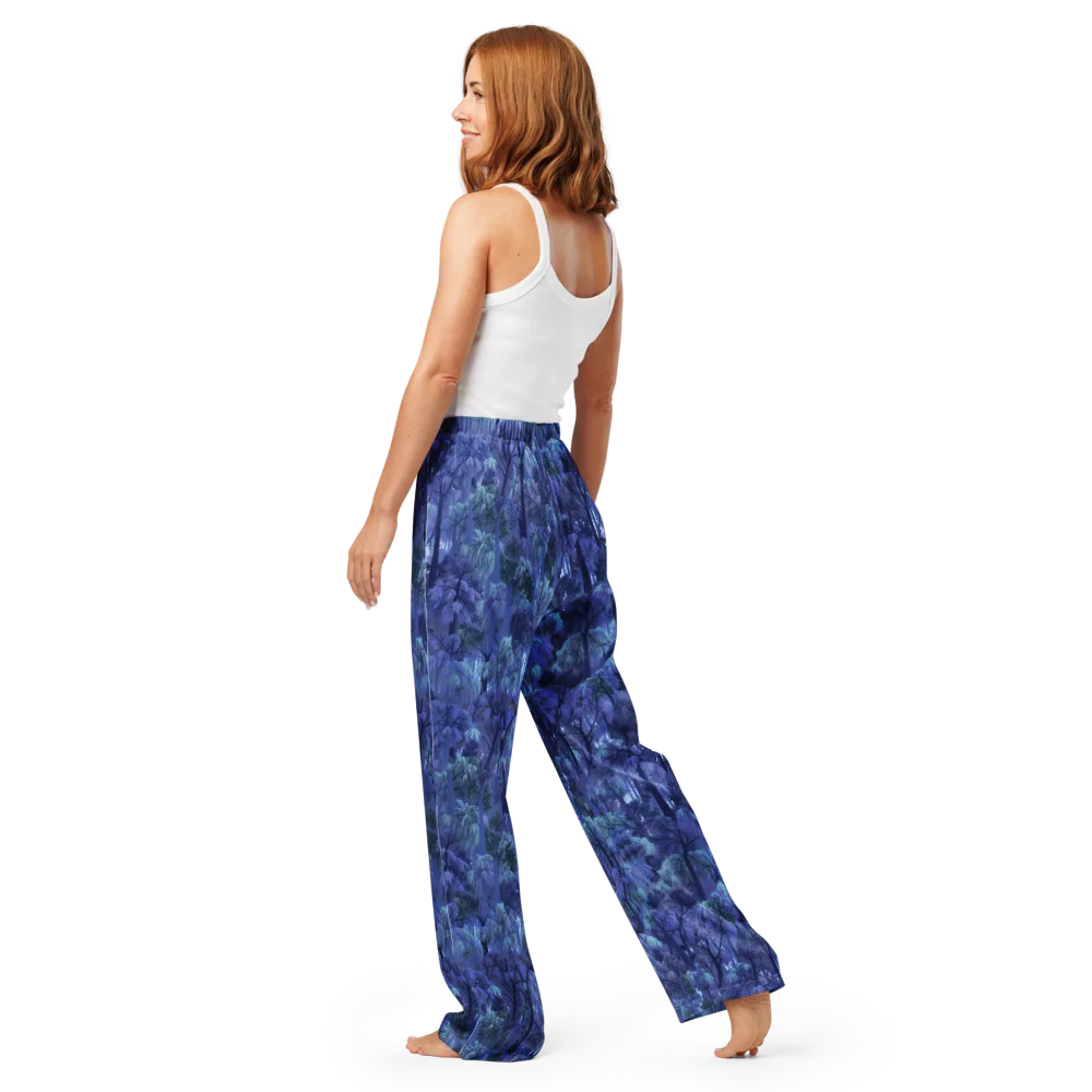 Moonlit Canopy on Women's Pajama Pants — Back
