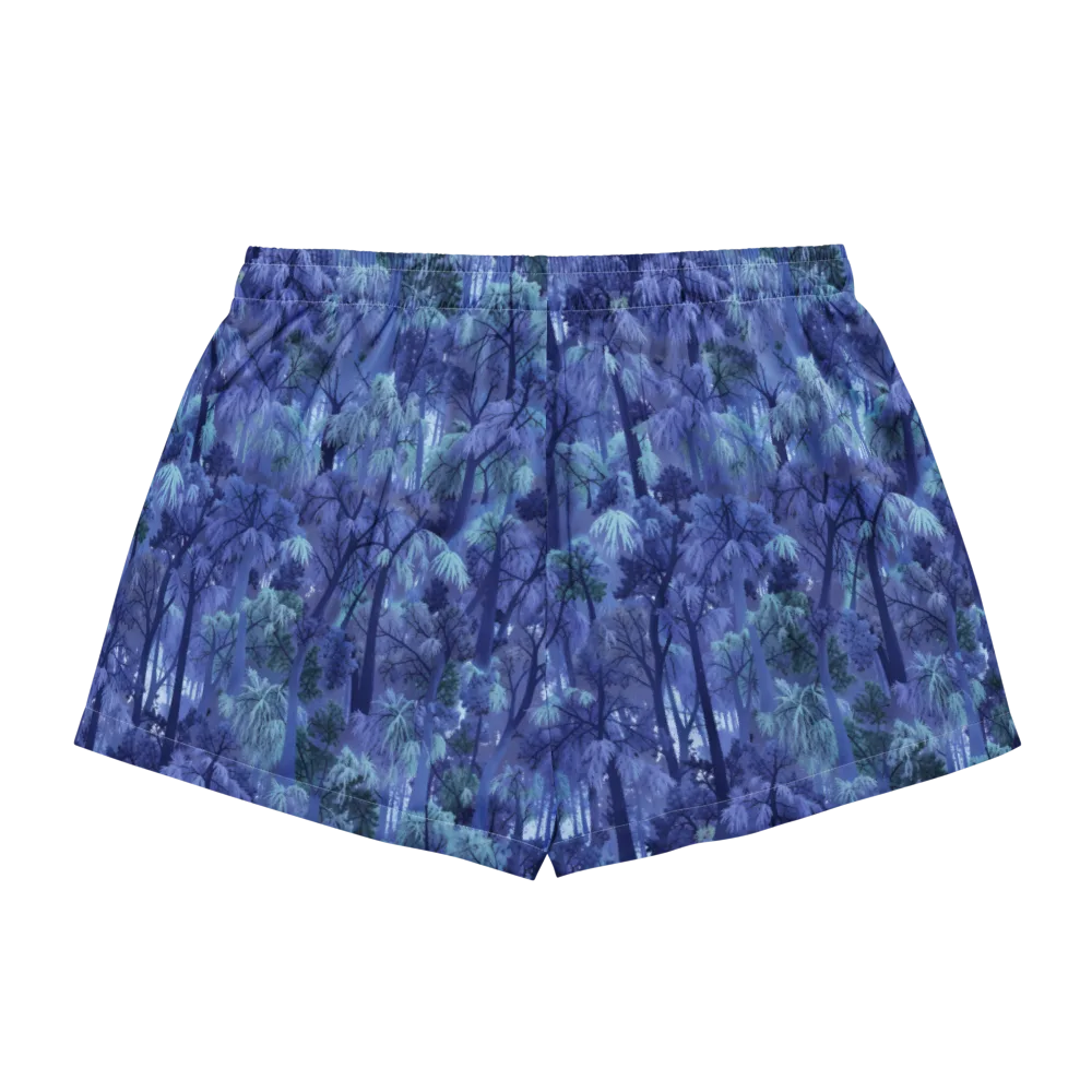 Moonlit Canopy on Women's Pajama Shorts — Back