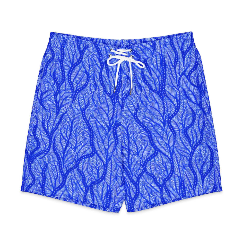 Bluevine Reverie on Men's Board Shorts — Front