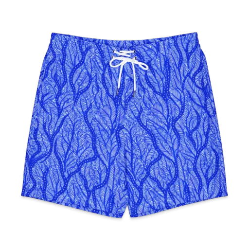 Bluevine Reverie on a Men's Board Shorts