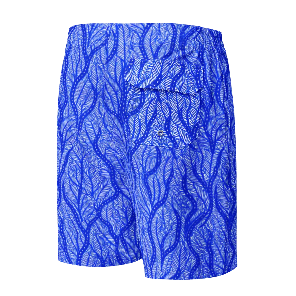 Bluevine Reverie on Men's Board Shorts — Back