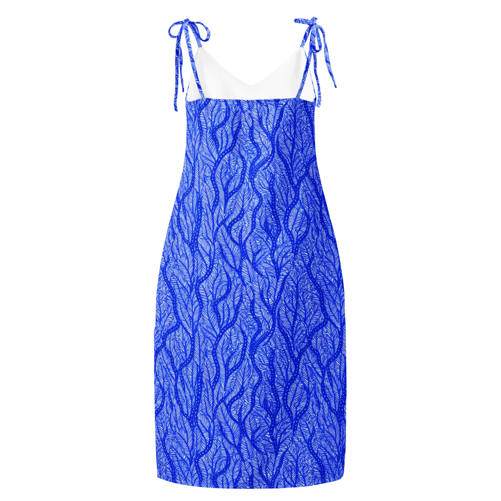 Bluevine Reverie on Slip Dress — Back