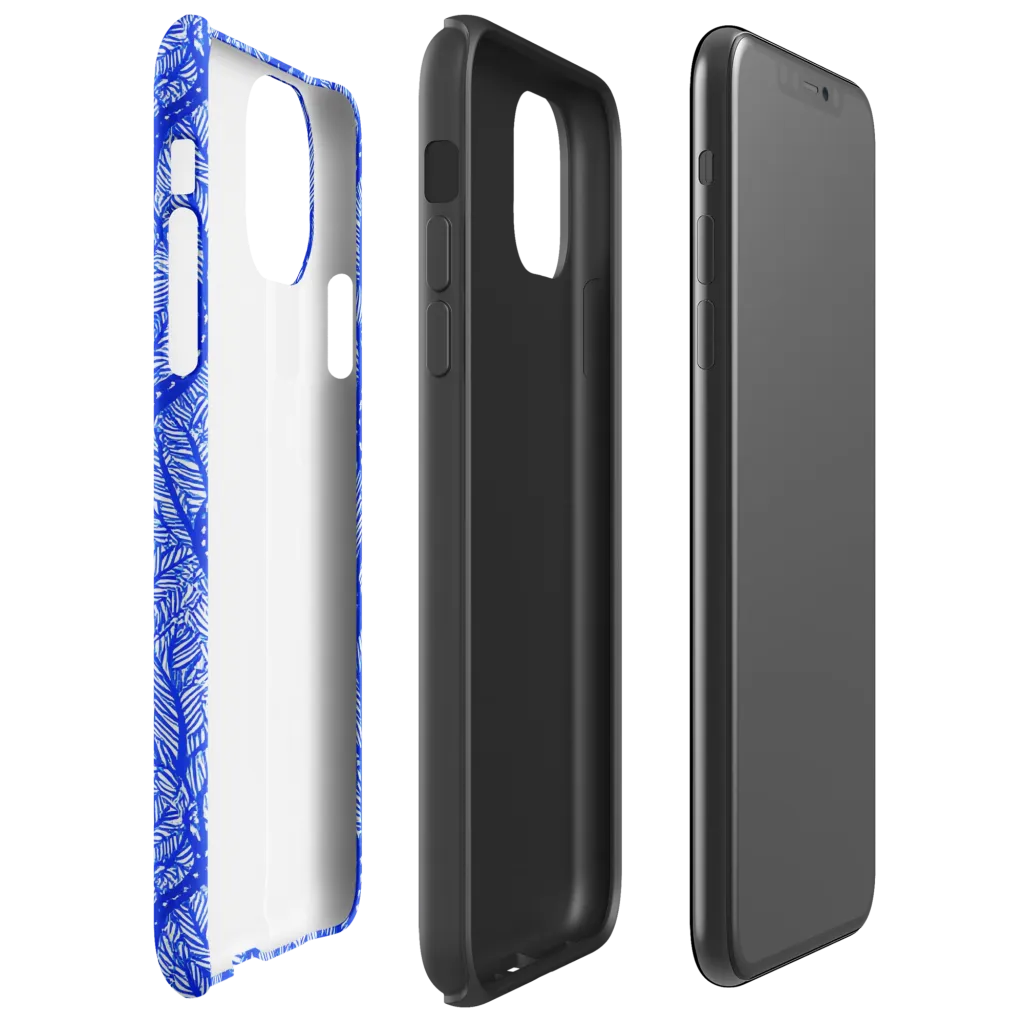 Bluevine Reverie on Tough Case for iPhone® — Right