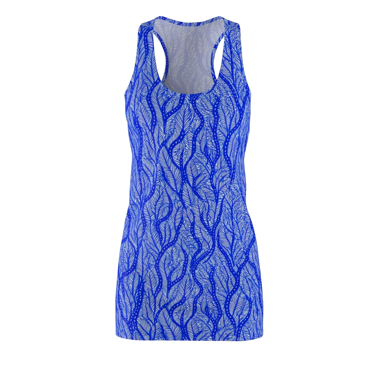 Bluevine Reverie on Racerback Dress — Front