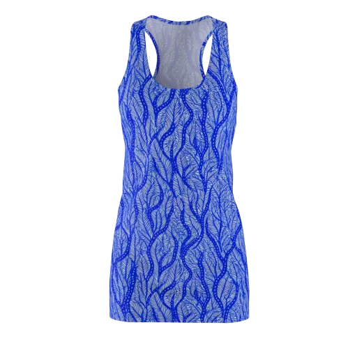 Bluevine Reverie on a Racerback Dress