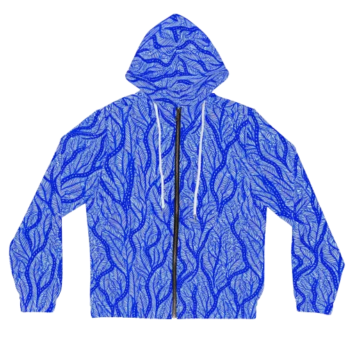 Bluevine Reverie on a Women's Full-Zip Hoodie