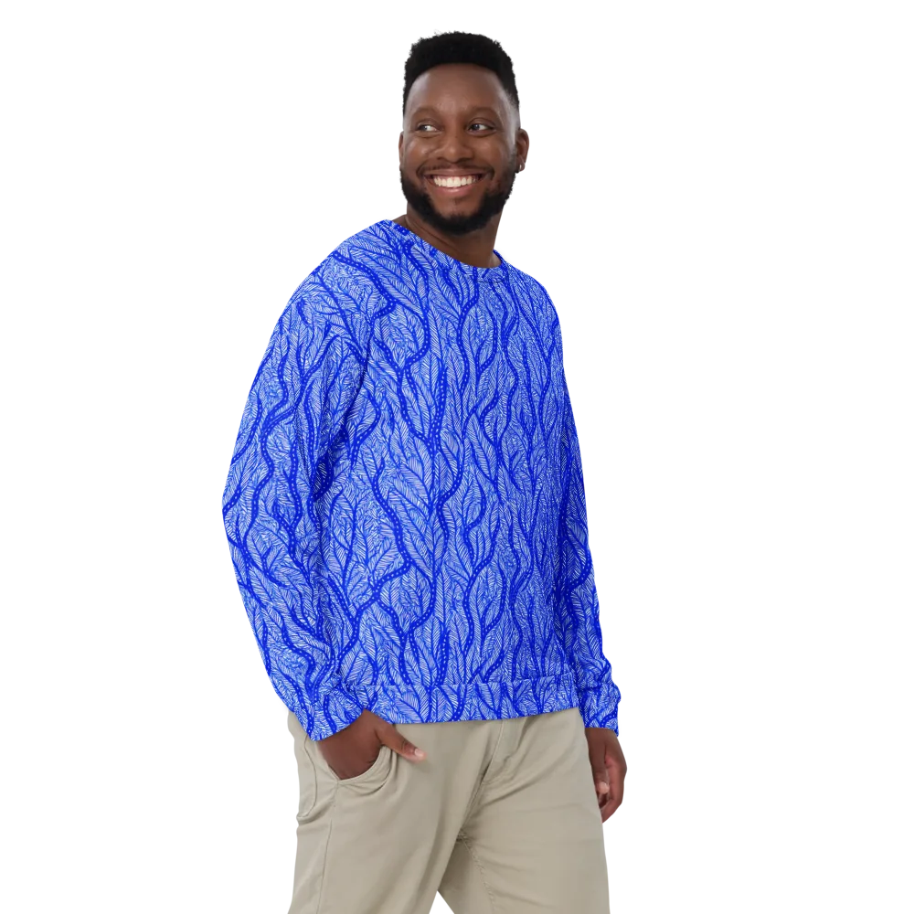 Bluevine Reverie on Sweatshirt — Front